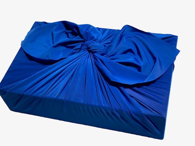 Extra Large Reusable Cloth Furoshiki Gift Wrap | Deep Blue - Homeland Harvest