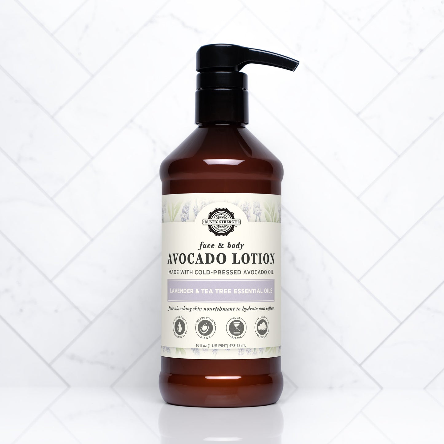 Avocado Lotion | Lavender & Tea Tree - Homeland Harvest