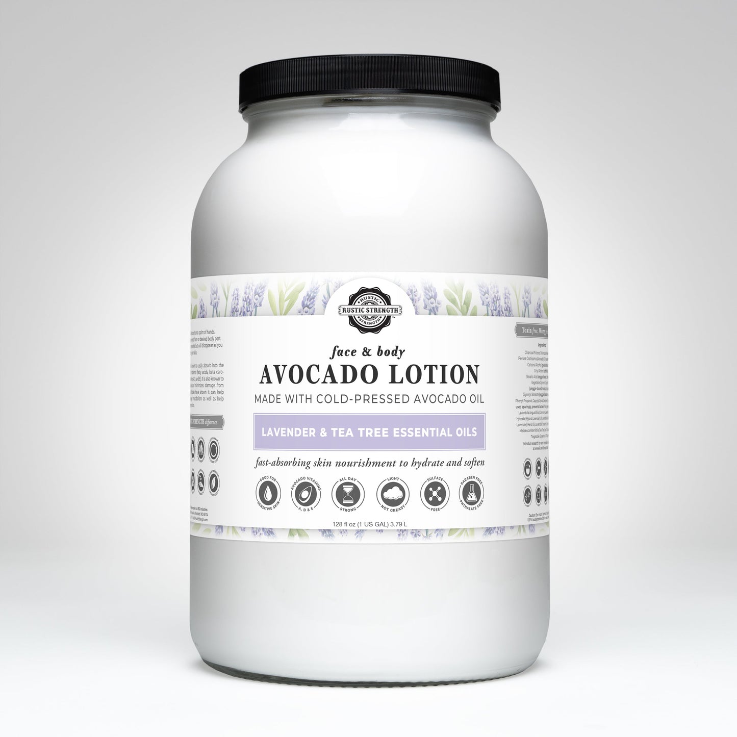 Avocado Lotion | Lavender & Tea Tree - Homeland Harvest