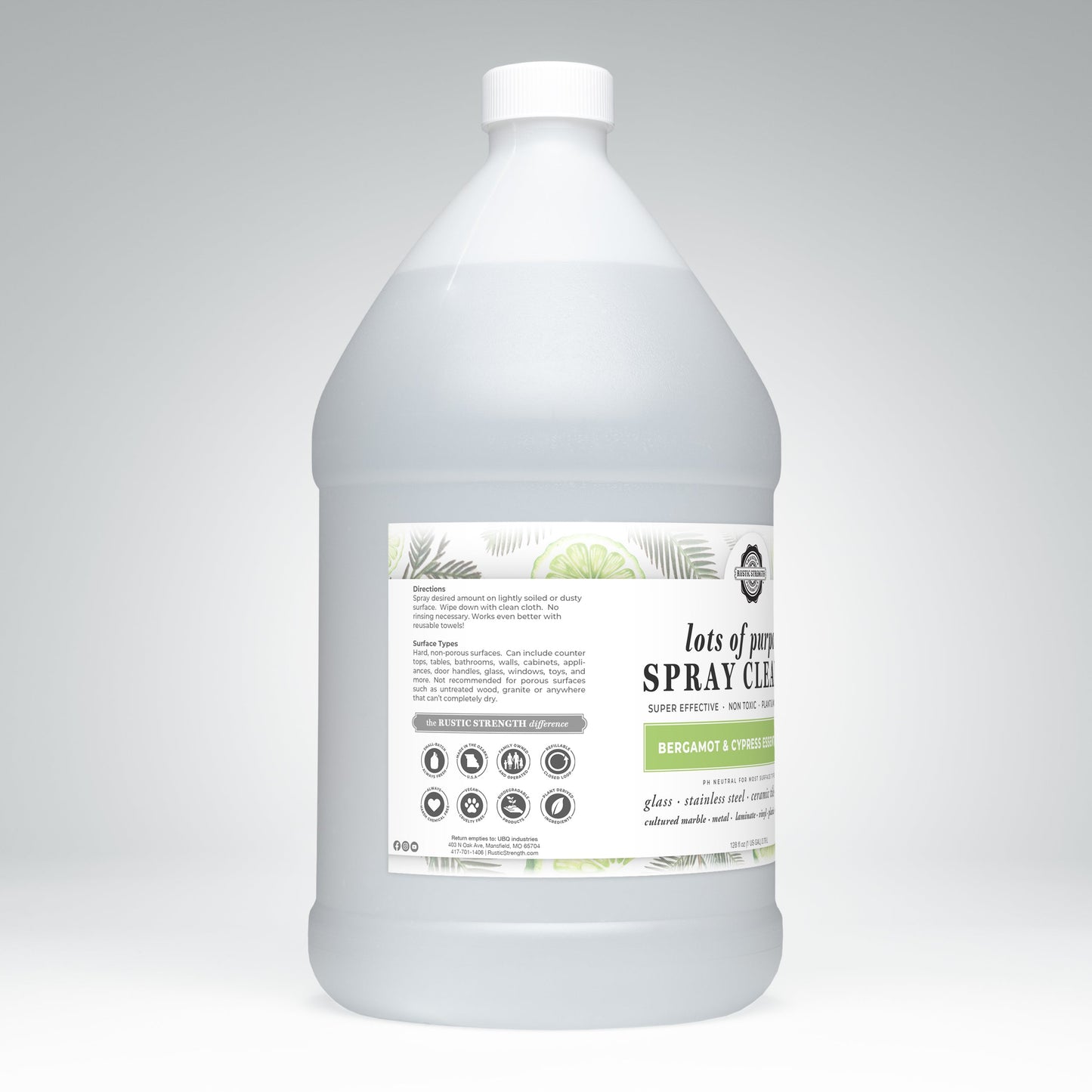 Lots of Purpose Spray Cleaner | Bergamot & Cypress - Homeland Harvest