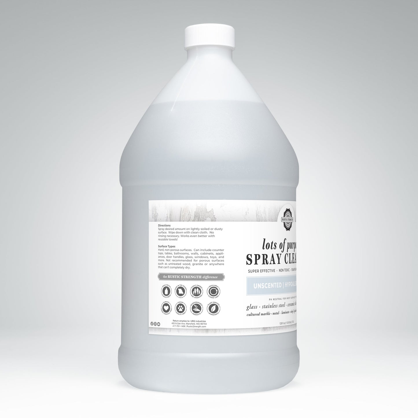 Lots of Purpose Spray Cleaner | Unscented - Homeland Harvest