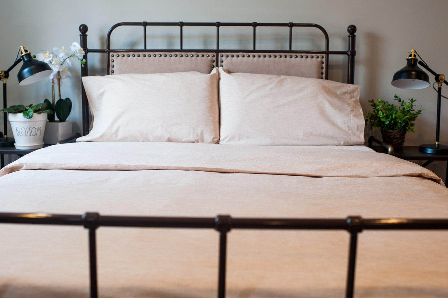 Natural Colored Cotton Bed Sheet Set - Homeland Harvest