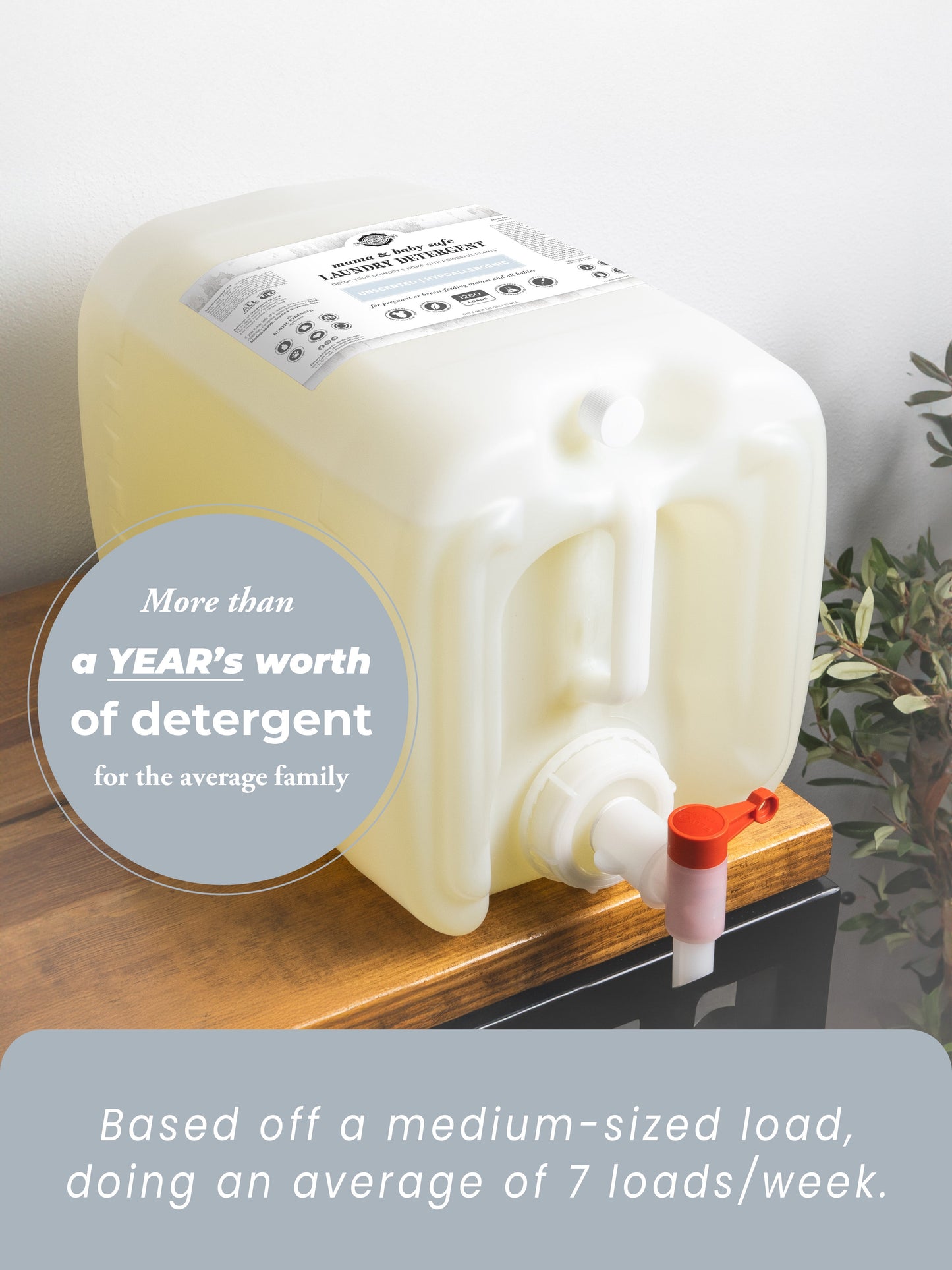 Laundry Detergent | Mama + Baby Safe - Homeland Harvest