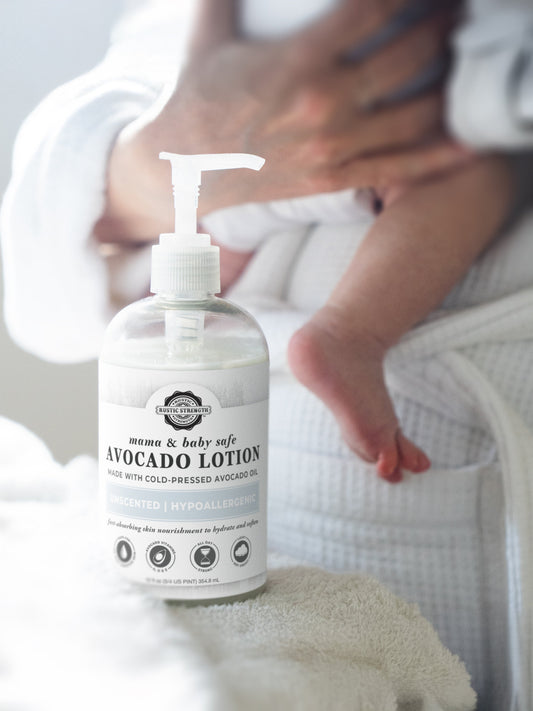 Avocado Lotion | Mama + Baby Safe - Homeland Harvest