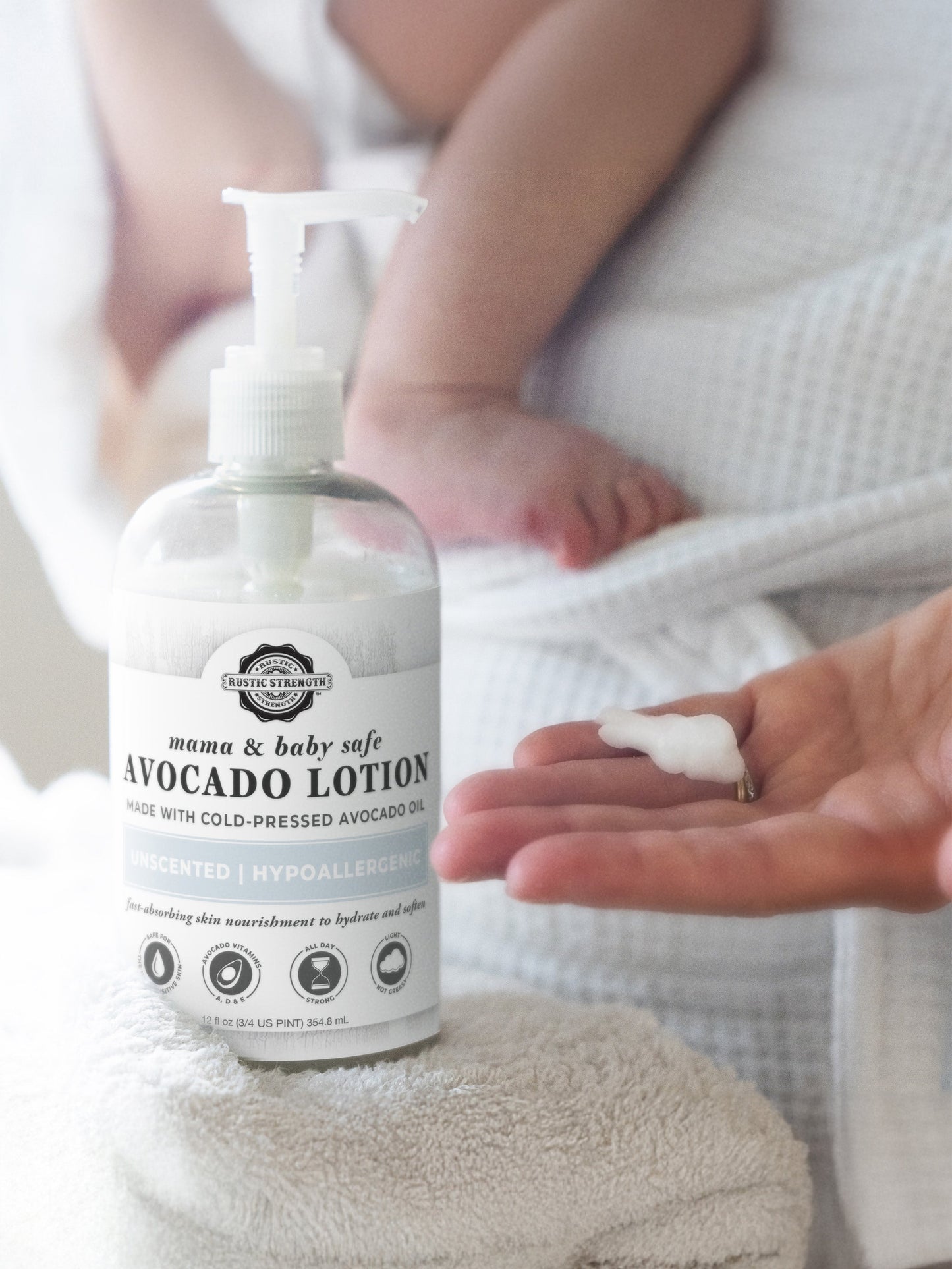 Avocado Lotion | Mama + Baby Safe - Homeland Harvest