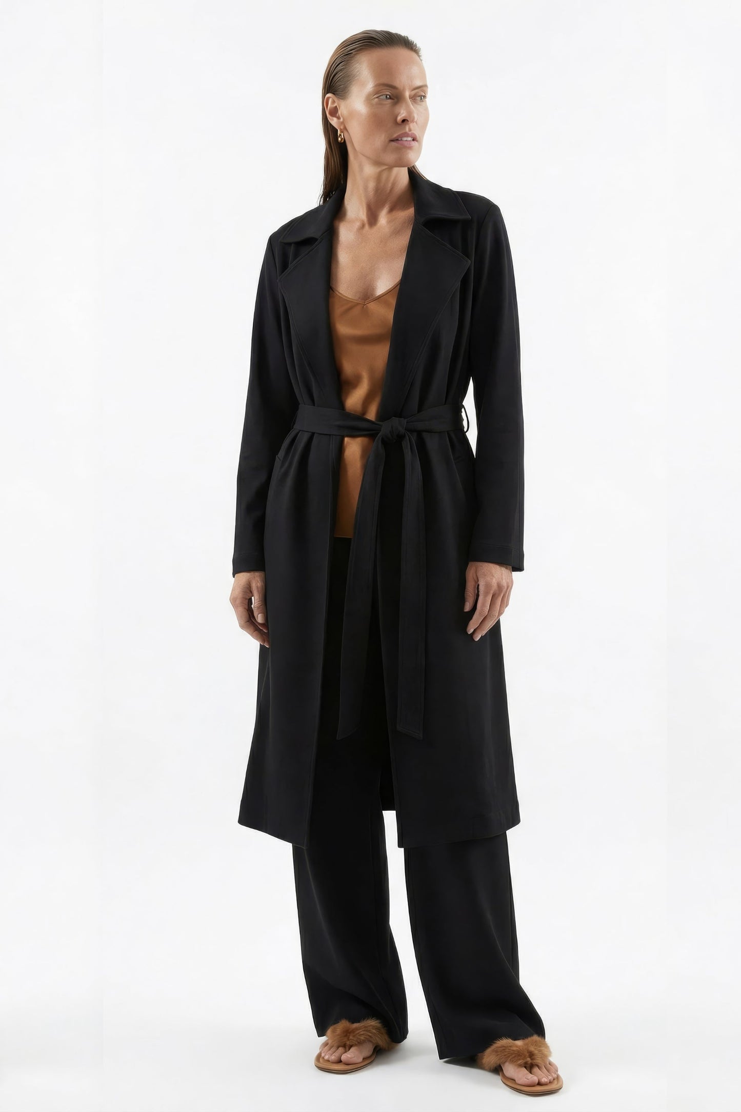Knit Lounge Coat: EMF Shielding