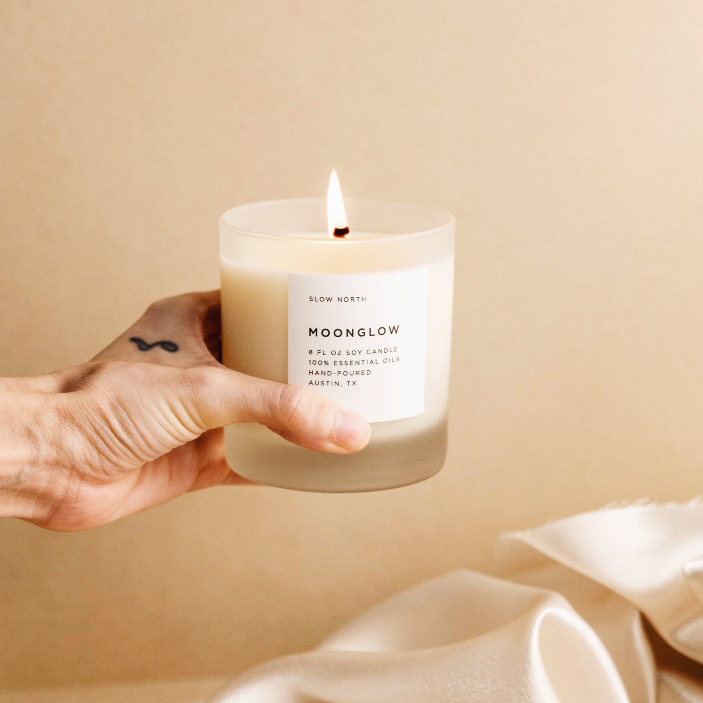 Moonglow - Signature Candle (Patchouli + Cinnamon + Black Pepper) - Homeland Harvest
