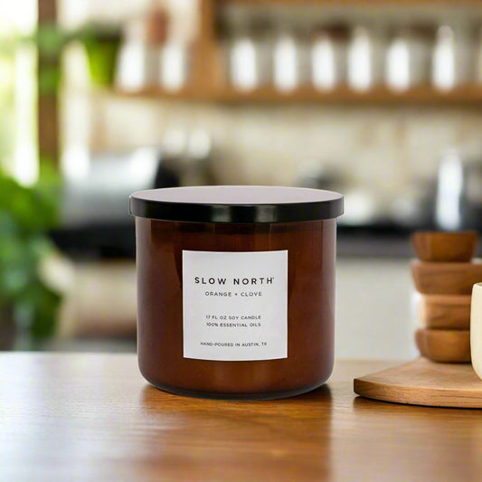 Orange + Clove - Signature 3-Wick Candle - Homeland Harvest