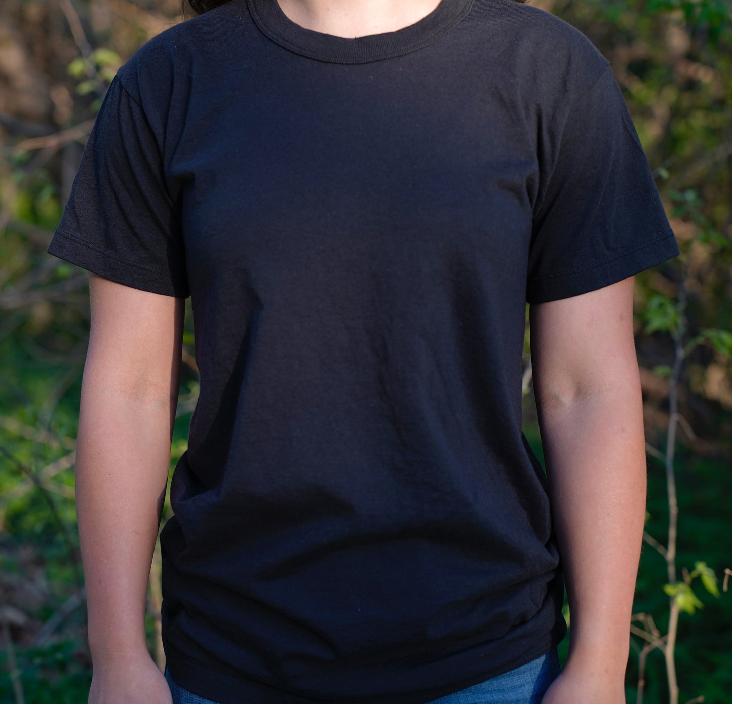 Unisex Organic Cotton Short Sleeve T-Shirt - Black - Homeland Harvest