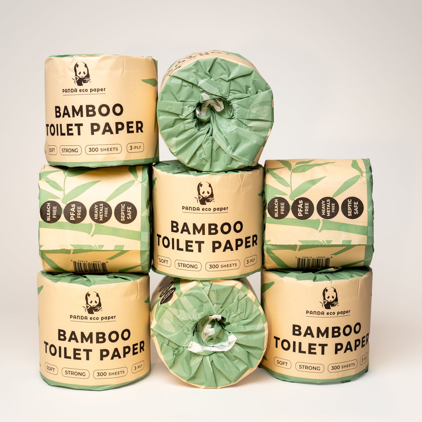 Panda Eco Paper | Bamboo Toilet Paper Sample - Homeland Harvest