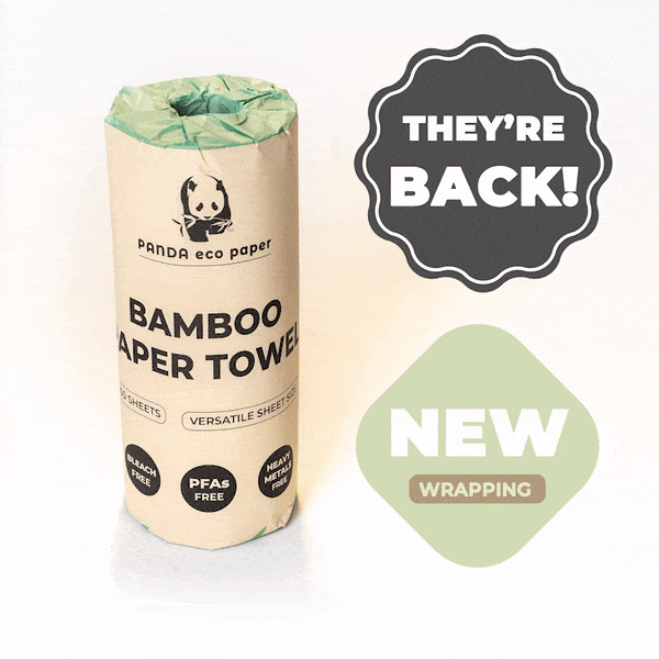 Panda Eco Paper | Bamboo Paper Towels - Homeland Harvest
