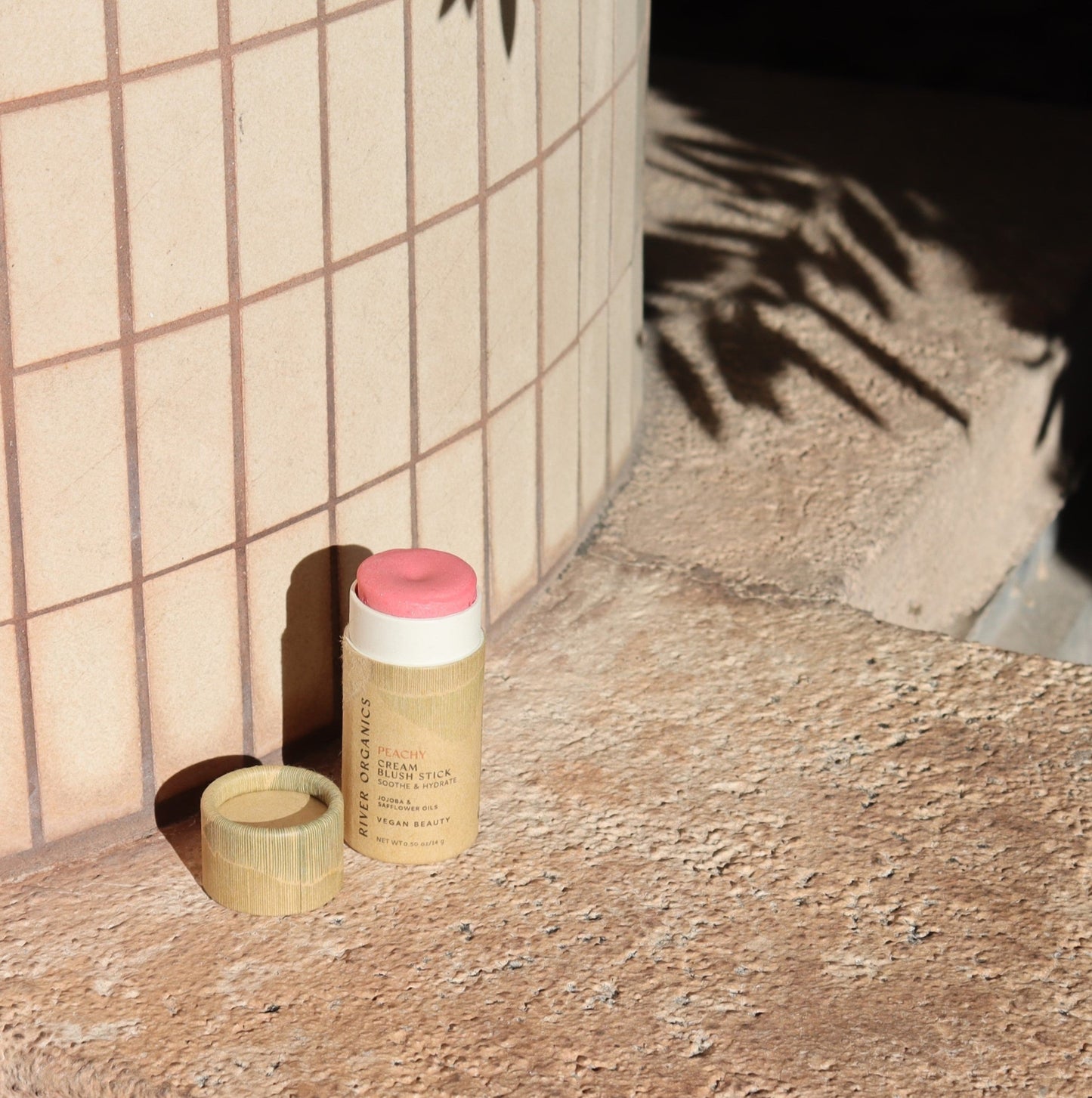 Creamy Vegan Blush Stick - Peachy - Homeland Harvest