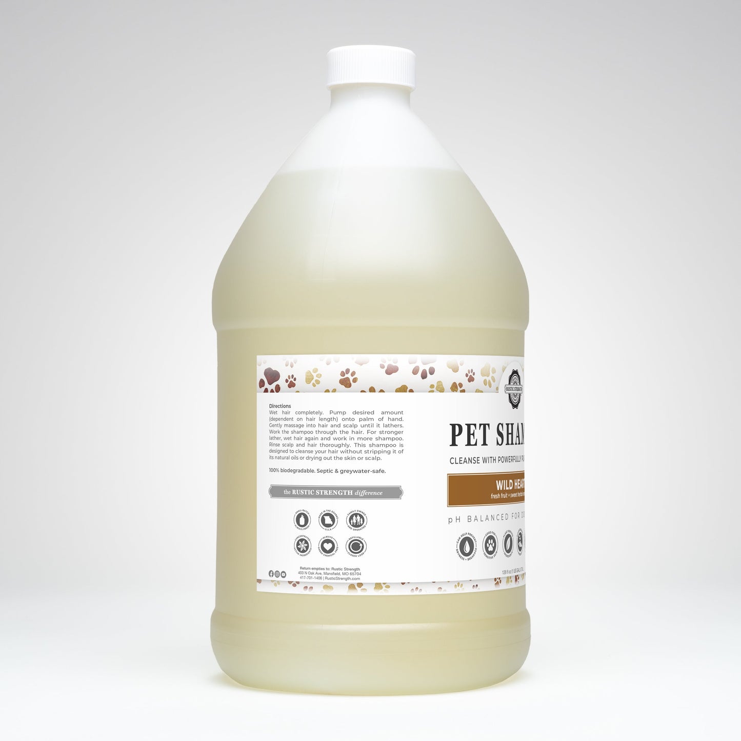 Pet Shampoo | Soothing & Deodorizing | Wild Heart - Homeland Harvest