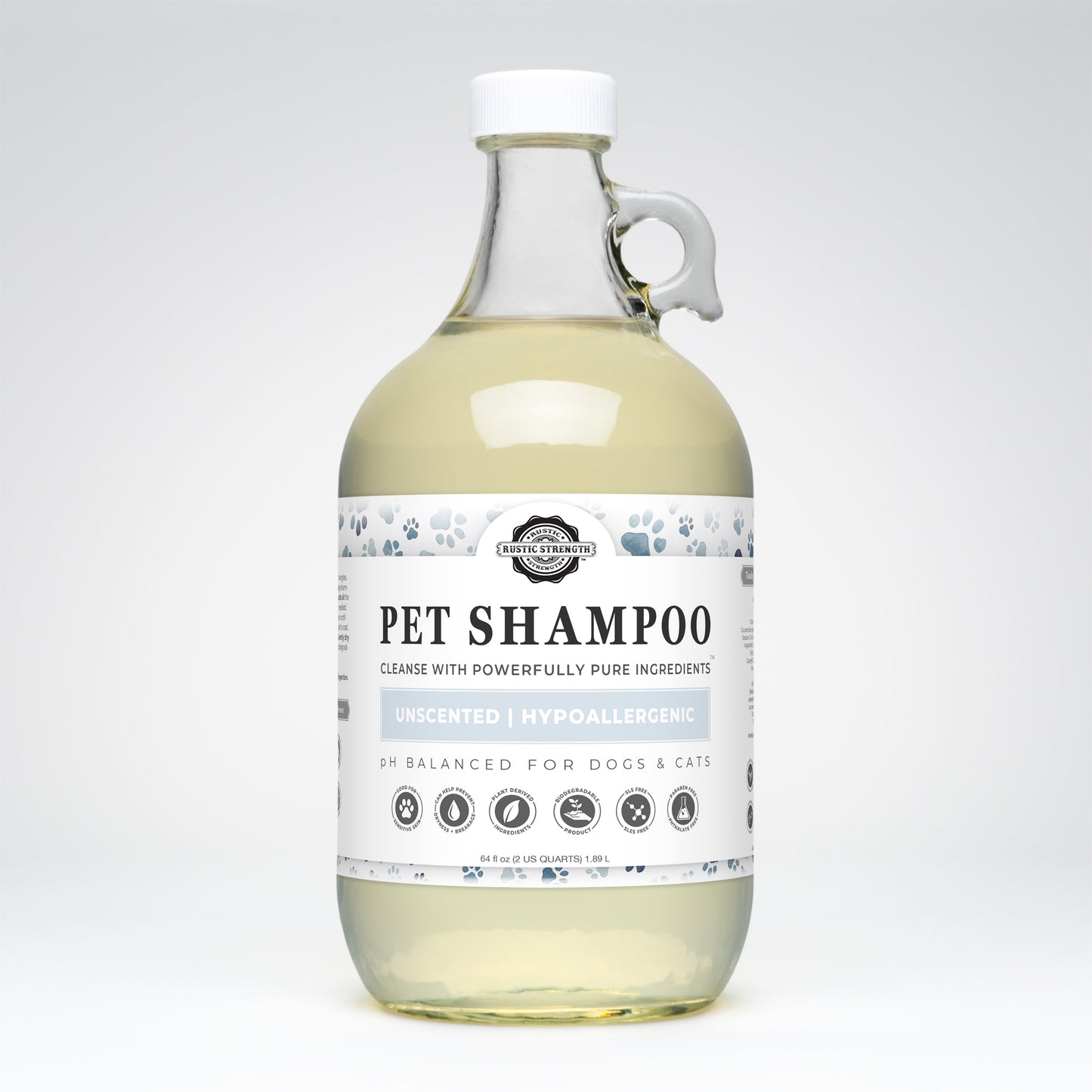 Pet Shampoo | Soothing & Deodorizing | Unscented - Homeland Harvest