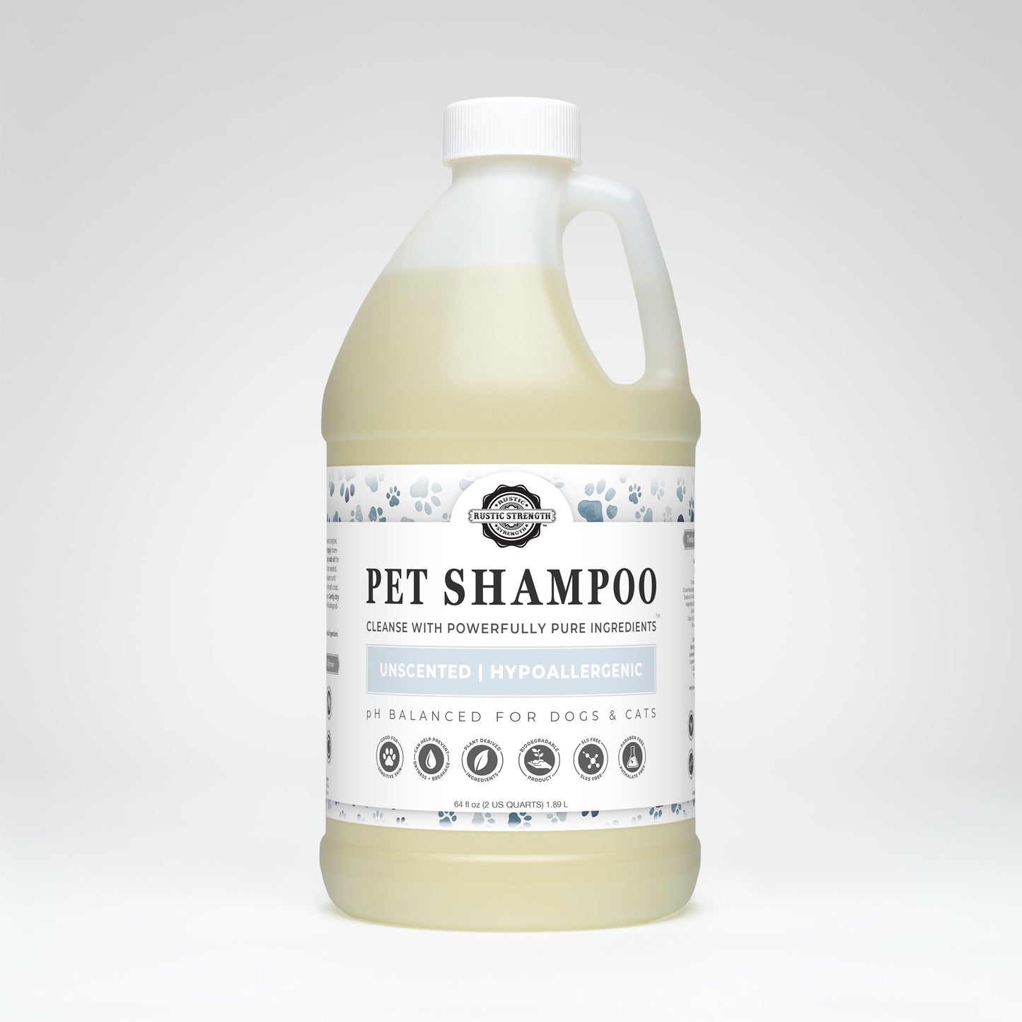 Pet Shampoo | Soothing & Deodorizing | Unscented - Homeland Harvest