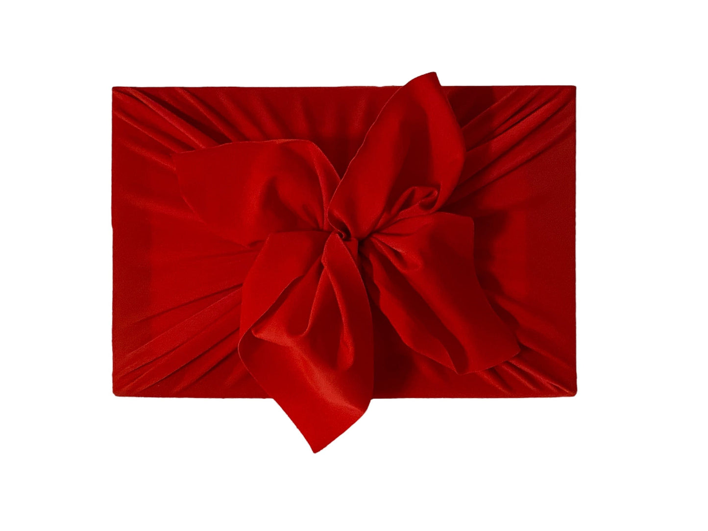 Small Reusable Cloth Furoshiki Gift Wrap | Bright Red - Homeland Harvest