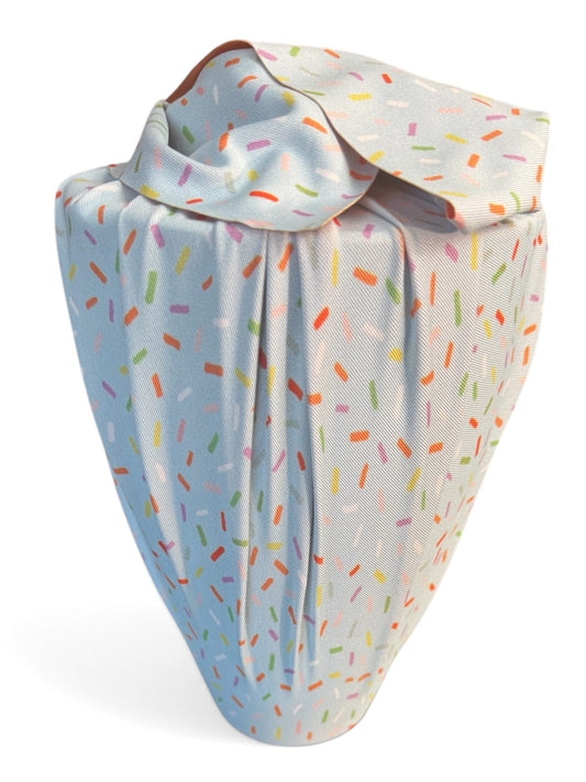 Large Reusable Cloth Furoshiki Gift Wrap | Spring Confetti - Homeland Harvest