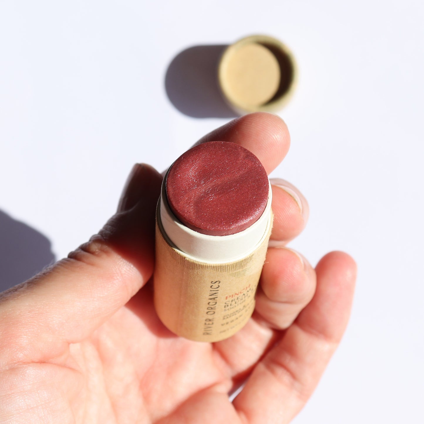 Creamy Vegan Blush Stick - Pinch - Homeland Harvest