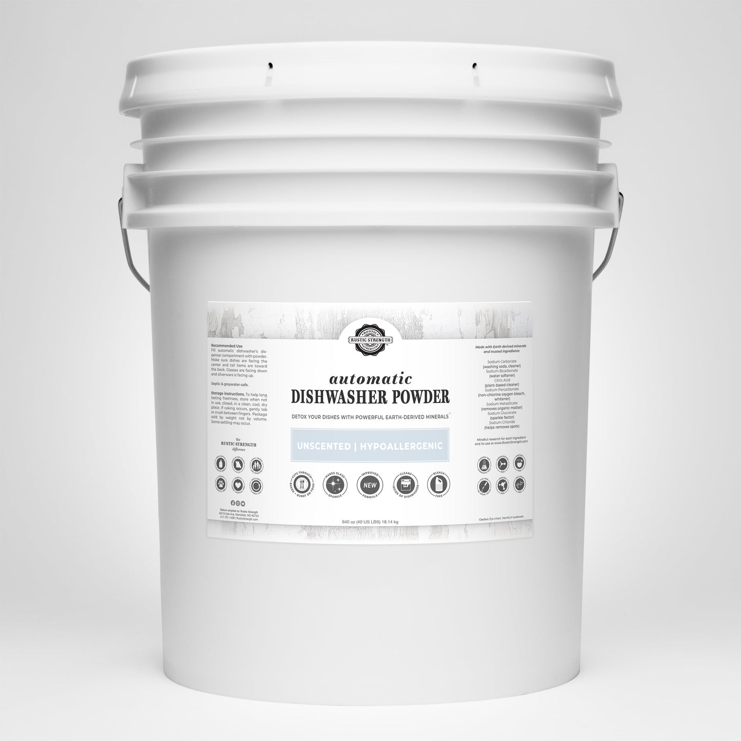 Automatic Dishwasher Powder - Homeland Harvest