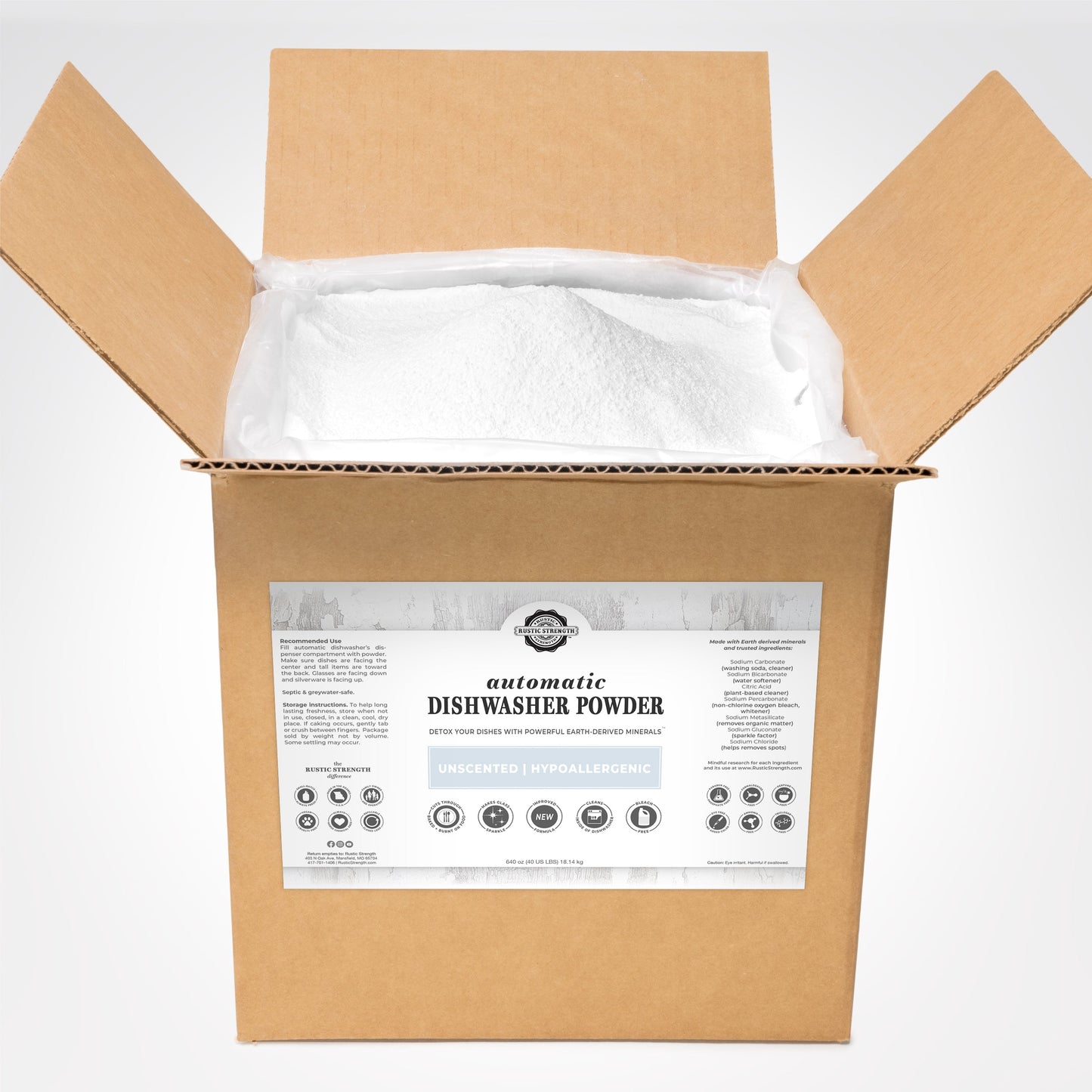 Automatic Dishwasher Powder - Homeland Harvest