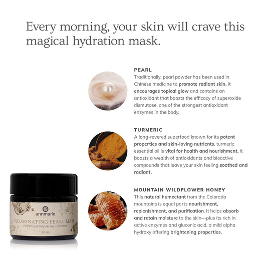 Illuminating Pearl Mask - Hydrating & Brightening Treatment (50ml)- Collective - Homeland Harvest