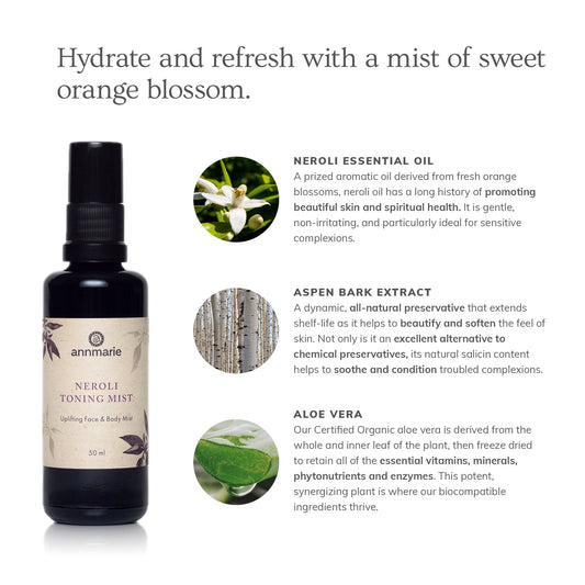 Neroli Toning Mist (50ml)- Collective - Homeland Harvest