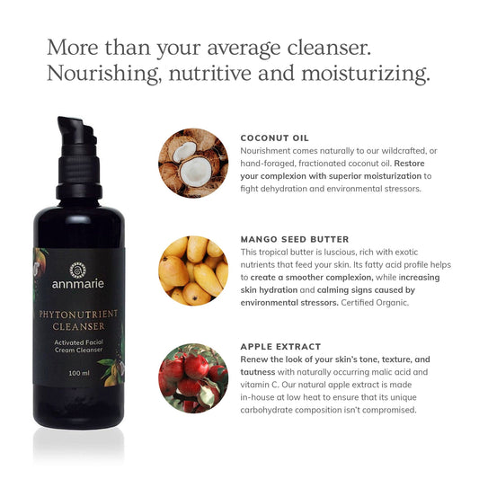 Phytonutrient Cleanser - Activated Facial Cream Cleanser (100ml)- Collective - Homeland Harvest
