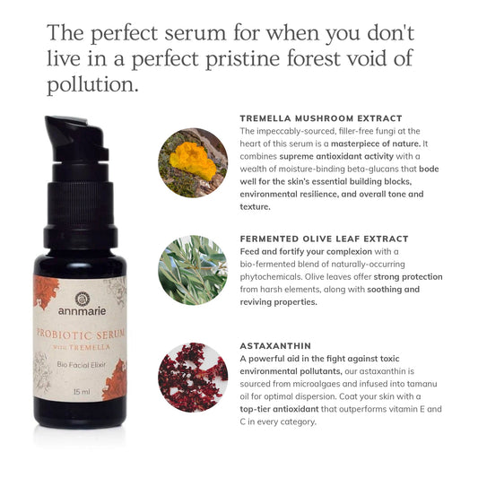 Probiotic Serum With Tremella - Bio Facial Elixir (15ml)- Collective - Homeland Harvest