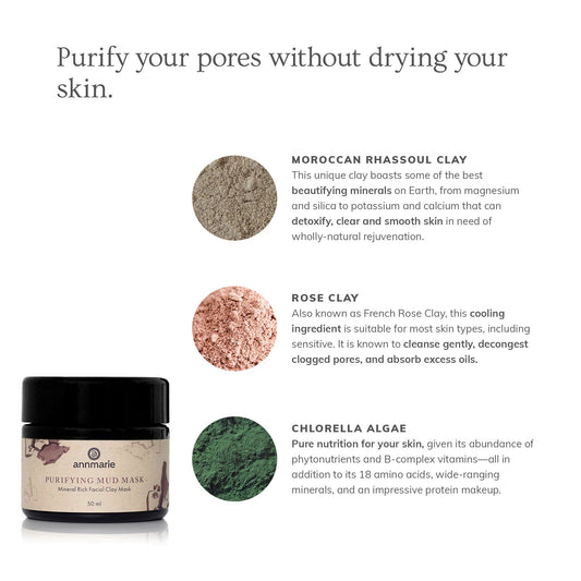 Purifying Mud Mask (50ml)- Collective - Homeland Harvest