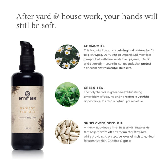 Radiant Skin Silk Body Lotion (100ml)- Collective - Homeland Harvest