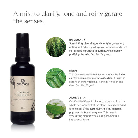 Rosemary Toning Mist (50ml)- Collective - Homeland Harvest