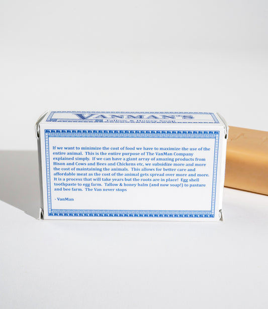 VanMan's Tallow & Honey Soap - Homeland Harvest
