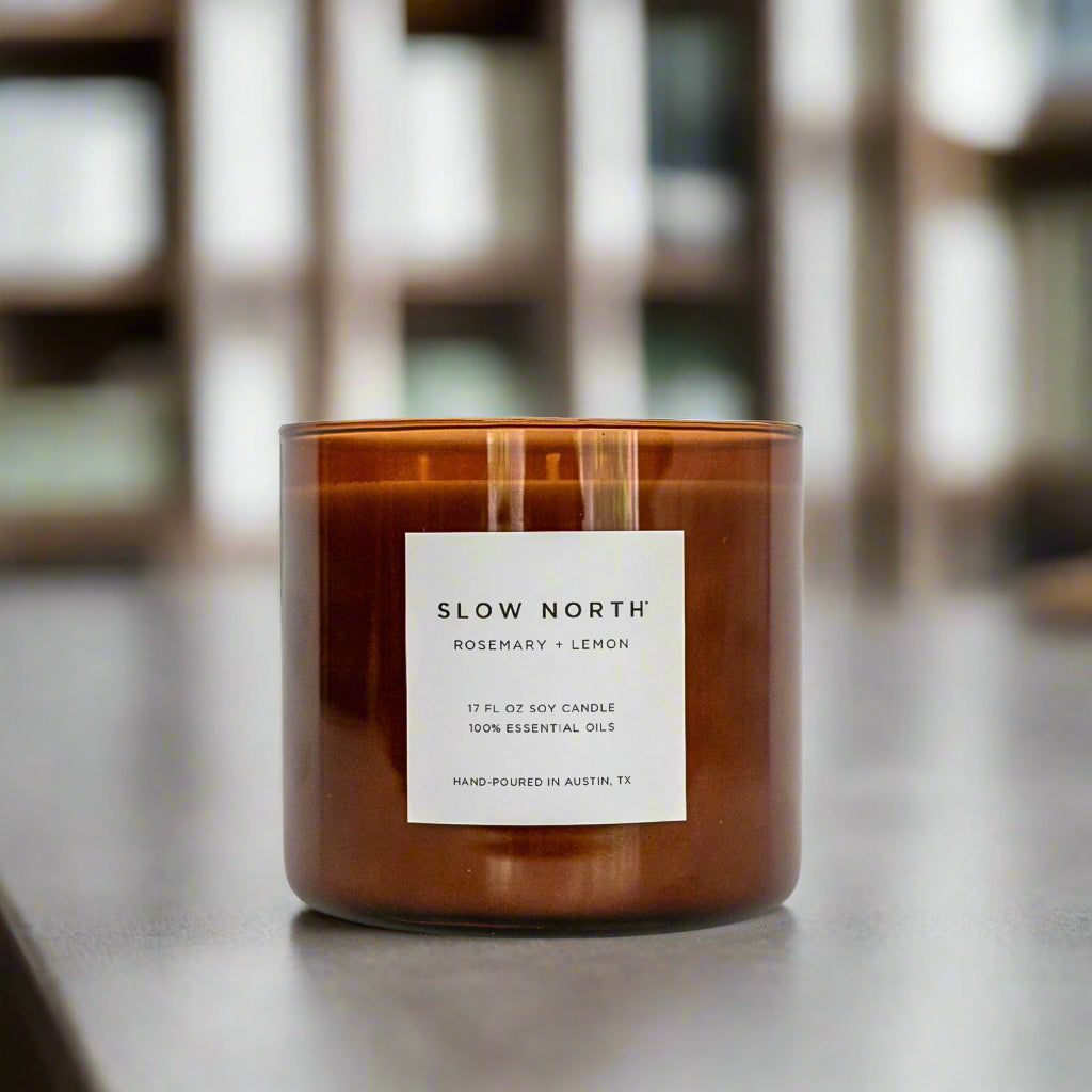 Rosemary + Lemon - Signature 3-Wick Candle - Homeland Harvest