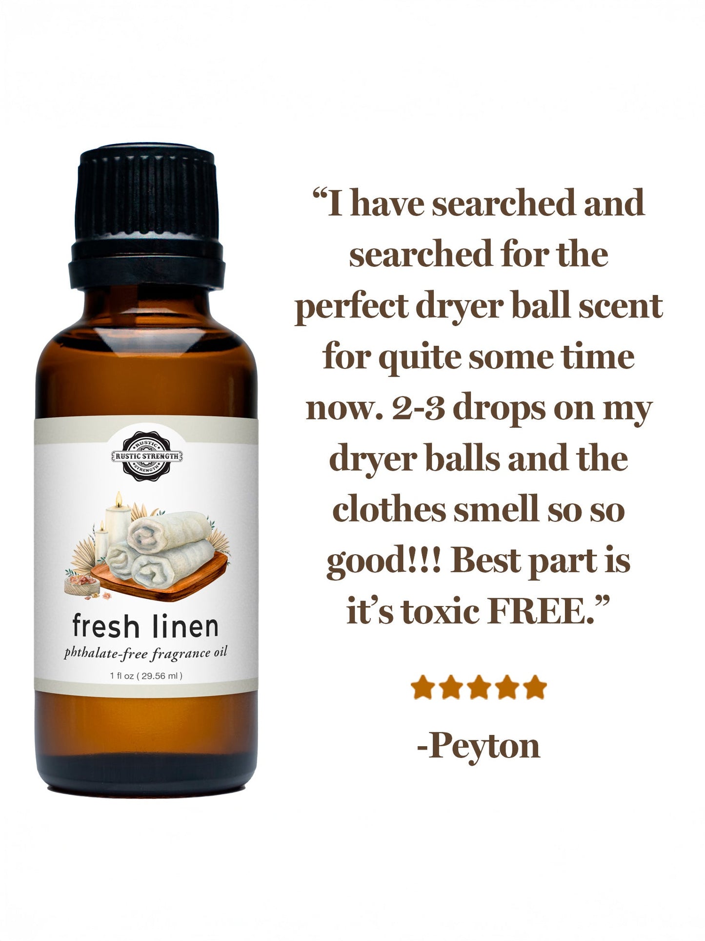 Fresh Linen Phthalate-Free Fragrance Oil - Homeland Harvest