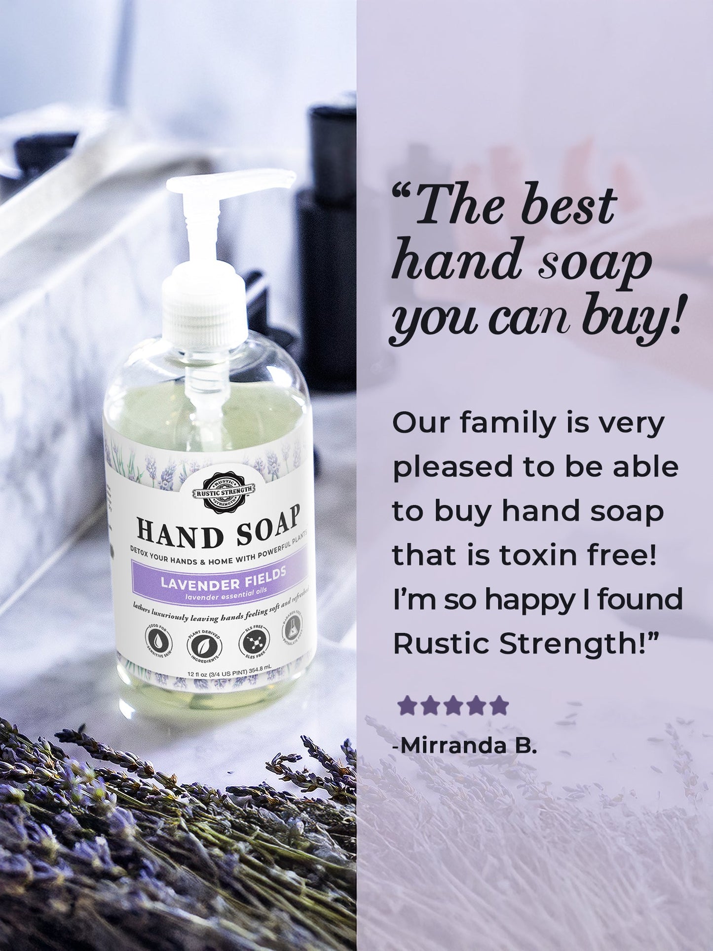 Hand Soap | Soothing Herbs - Homeland Harvest