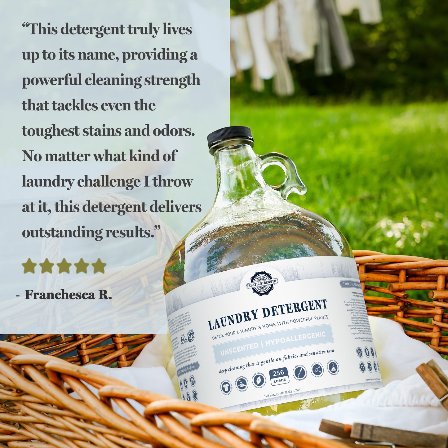 Laundry Detergent | Unscented - Homeland Harvest