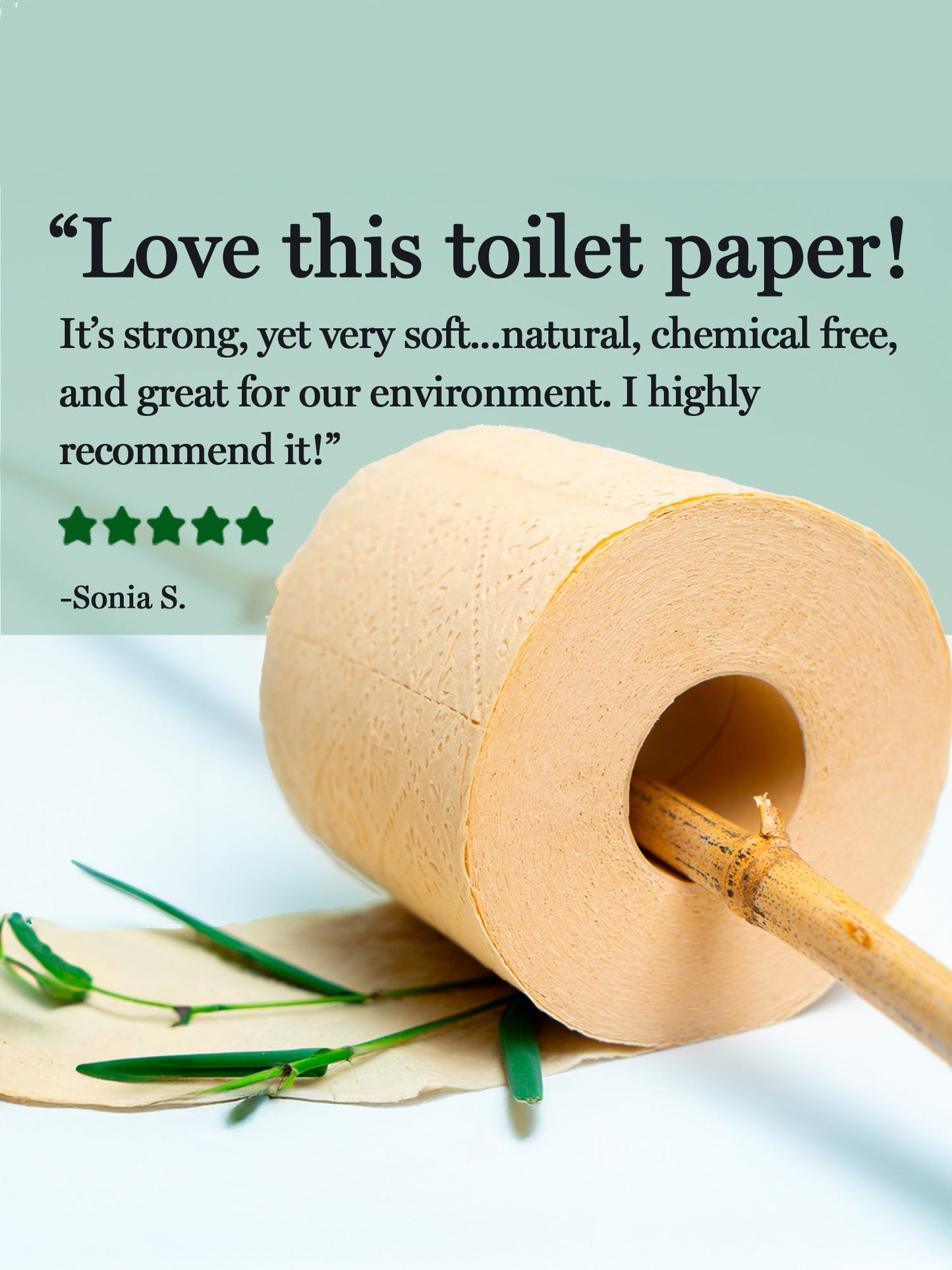 Panda Eco Paper | Bamboo Toilet Paper Sample - Homeland Harvest