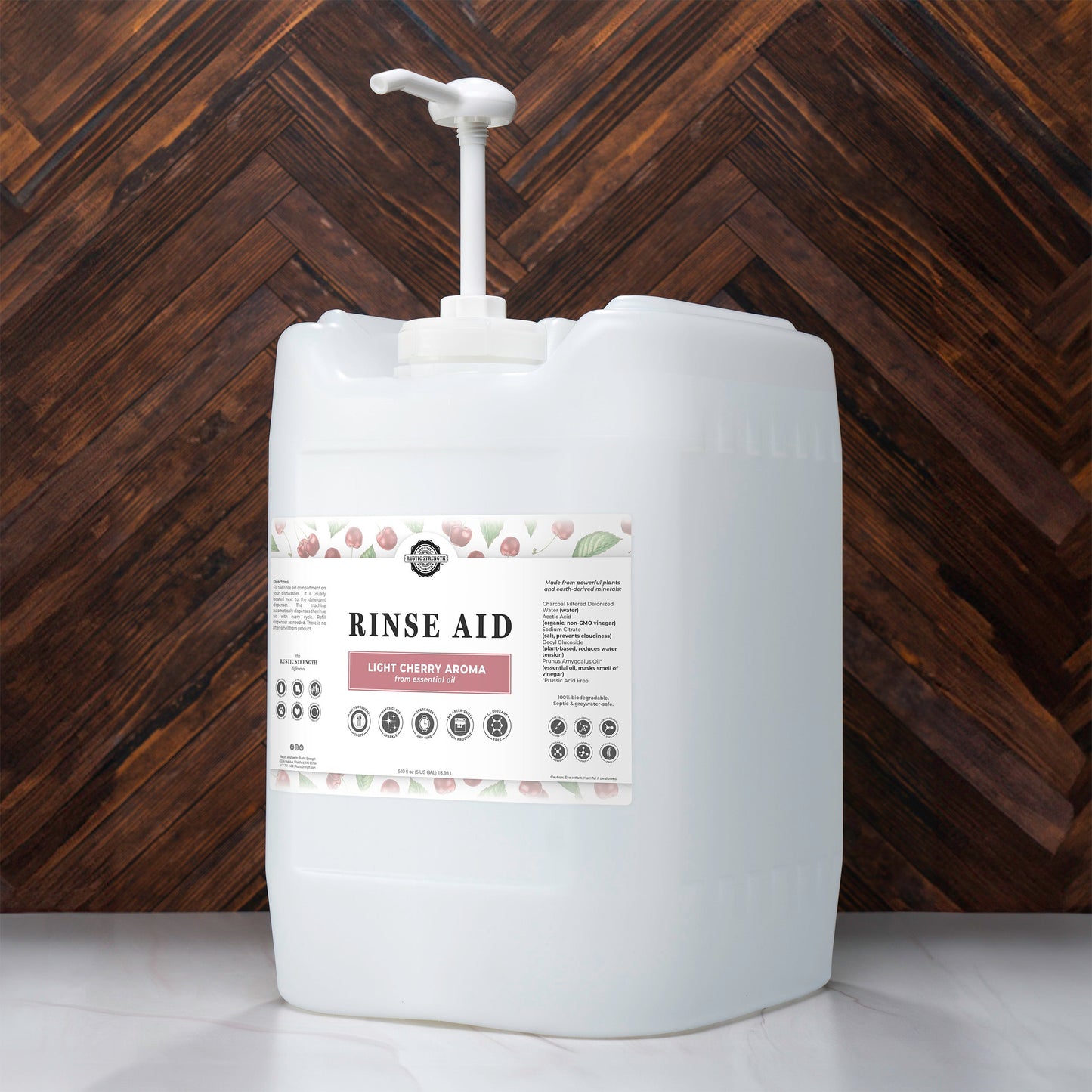 Rinse Aid for Automatic Dishwashers | Light Cherry - Homeland Harvest