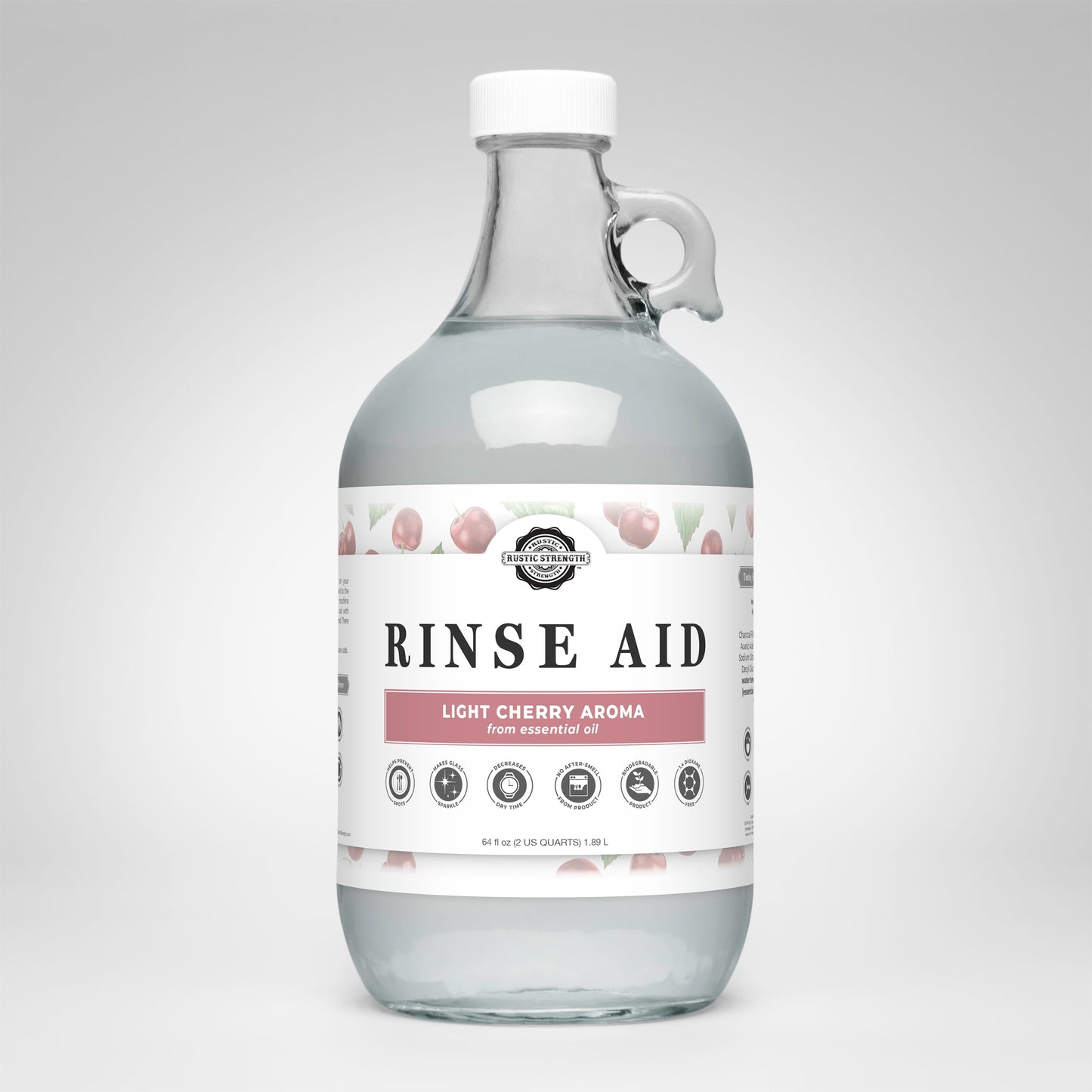 Rinse Aid for Automatic Dishwashers | Light Cherry - Homeland Harvest