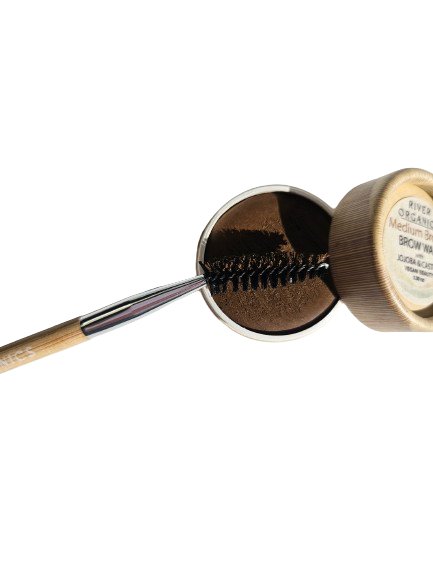Eco-Friendly Double-Sided Bare Wood Brow & Mascara Brush - Homeland Harvest