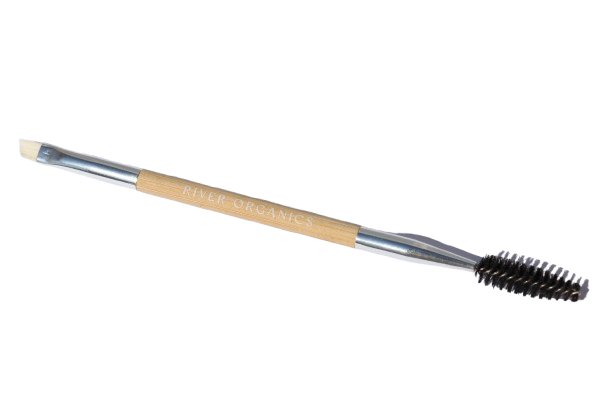 Eco-Friendly Double-Sided Bare Wood Brow & Mascara Brush - Homeland Harvest