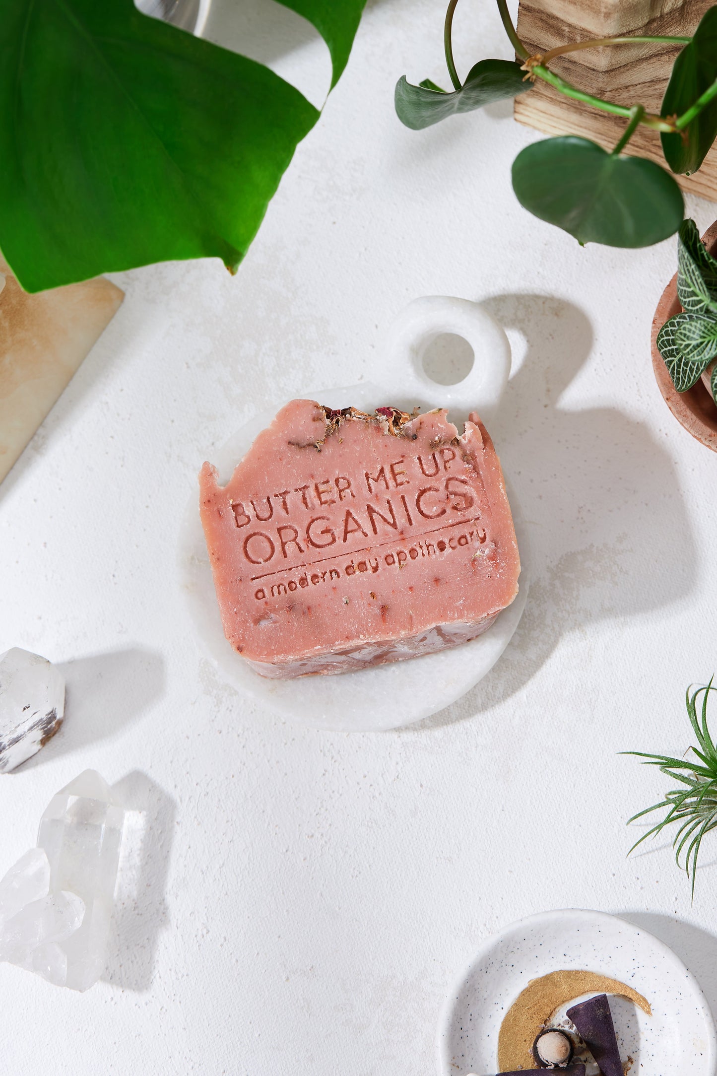 Rose Garden Organic Soap / Vegan Soap / Palm Free - Homeland Harvest