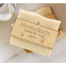 Unscented Castile Bar Soap - Homeland Harvest