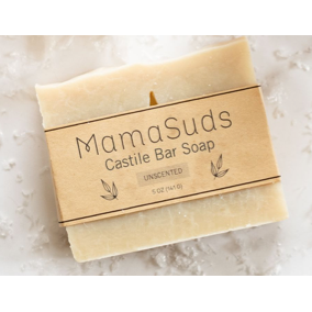 Unscented Castile Bar Soap - Homeland Harvest