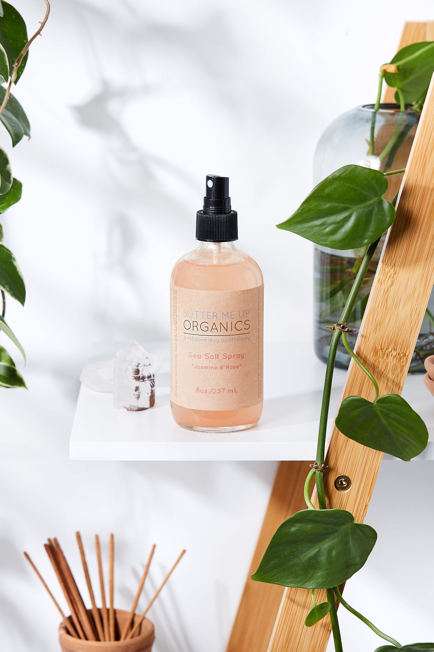 Sea Salt Spray / Pink Himilayan Salt / Hair Texturizer / Beach Waves / Natural Hair Spray / Salt Hair Spray - Homeland Harvest