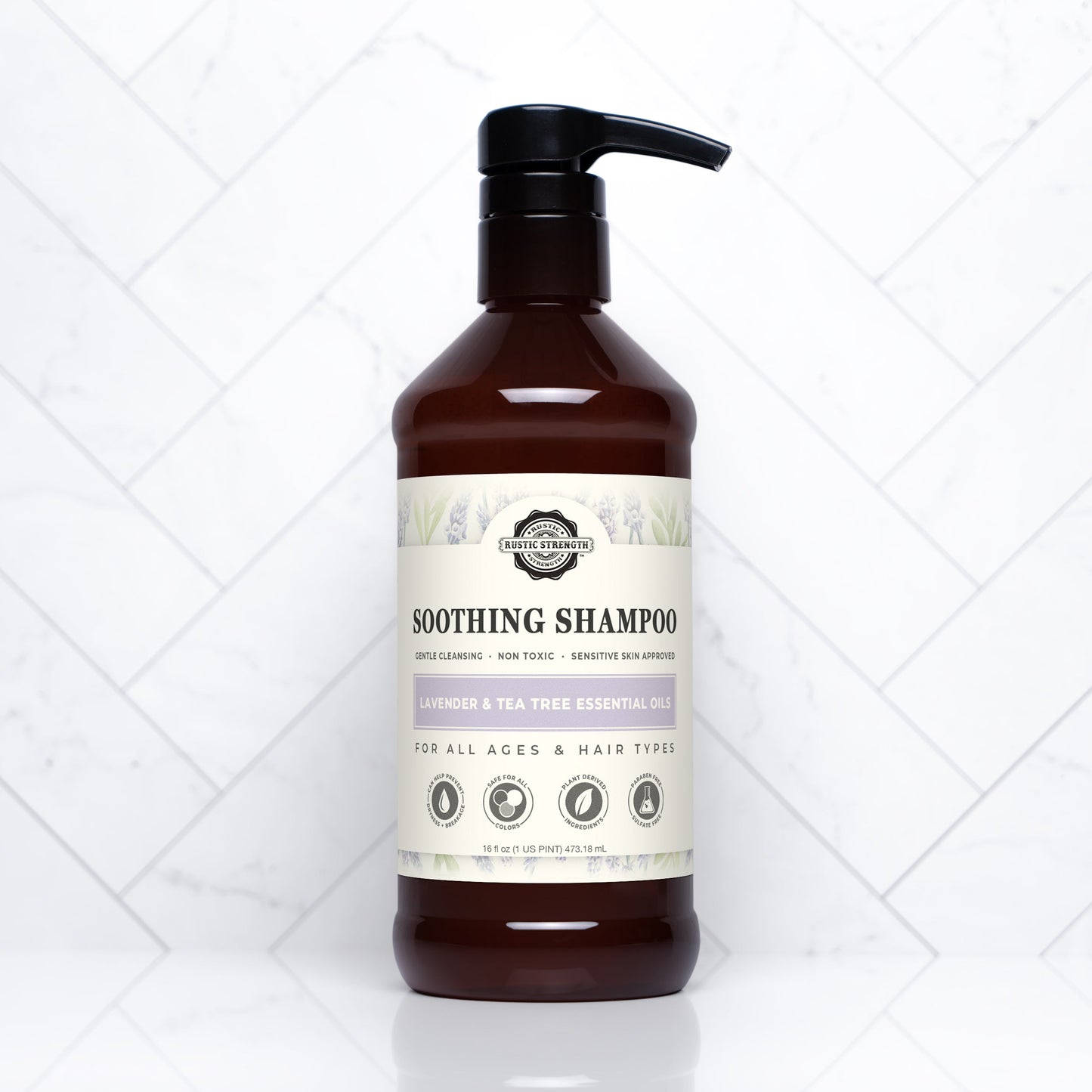 Soothing Shampoo | Lavender & Tea Tree - Homeland Harvest