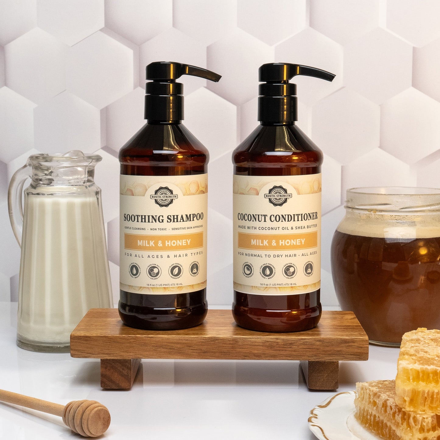 Soothing Shampoo | Milk & Honey - Homeland Harvest