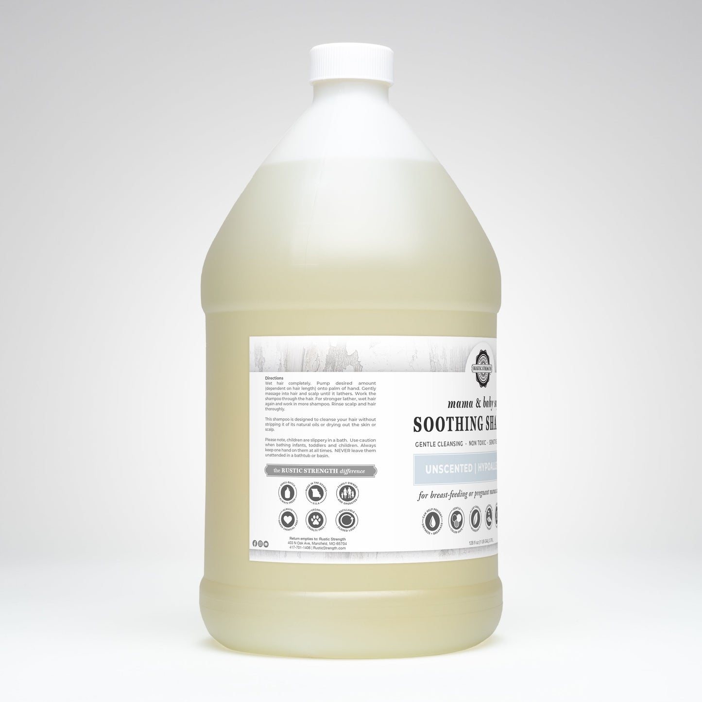 Soothing Shampoo | Mama + Baby Safe - Homeland Harvest