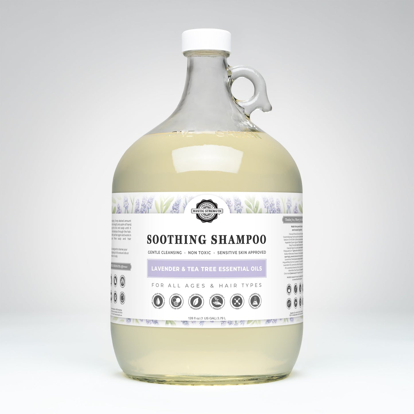 Soothing Shampoo | Lavender & Tea Tree - Homeland Harvest