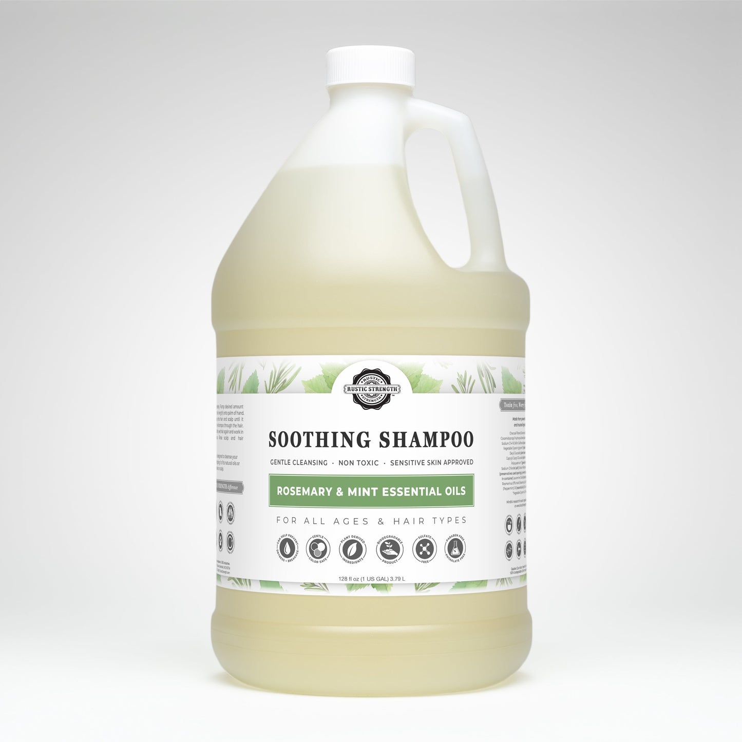 Soothing Shampoo | Rosemary & Mint - Homeland Harvest